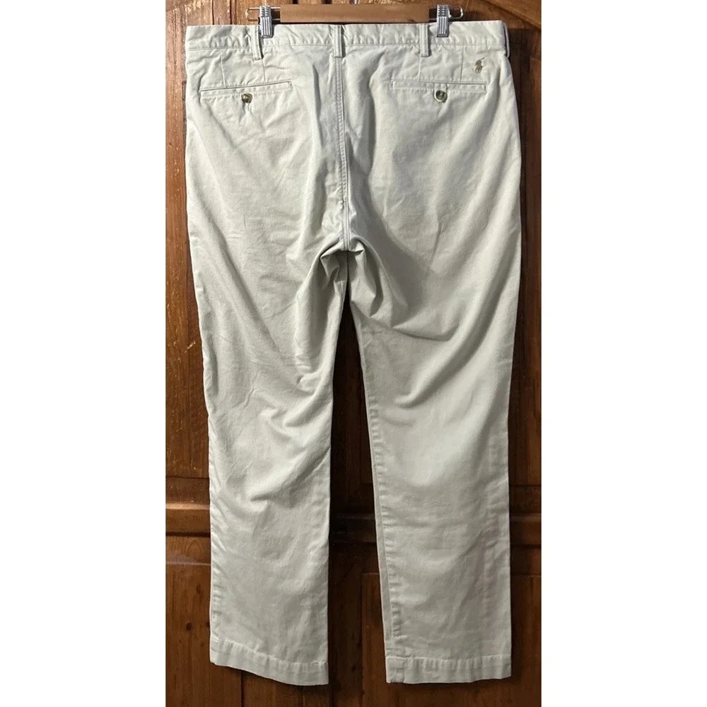 Mens Polo Ralph Lauren Stretch Straight Fit 7 Oz‎ Twill Chino Pants Sz 38 38x32
